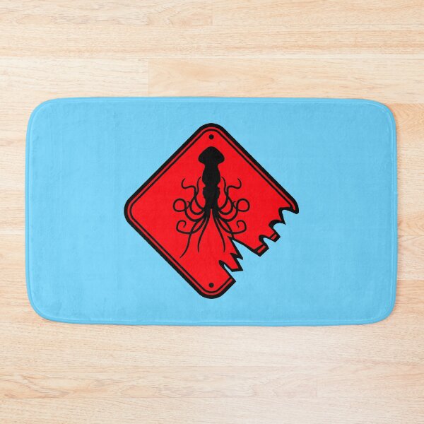 Item preview, Octopus Danger Sign Attention Caution Warning Logo designed and sold by shirt-o-mat.