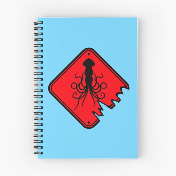 Item preview, Octopus Danger Sign Attention Caution Warning Logo designed and sold by shirt-o-mat.
