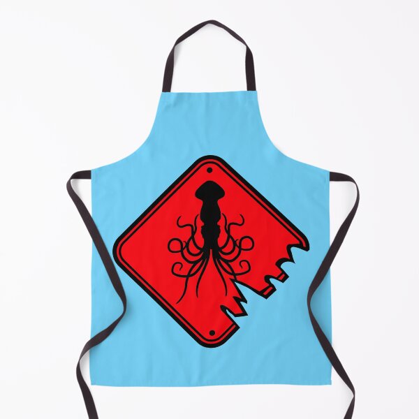 Item preview, Octopus Danger Sign Attention Caution Warning Logo designed and sold by shirt-o-mat.