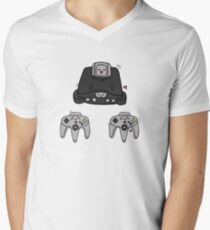 cute nintendo 46 design Men's V-Neck T-Shirt