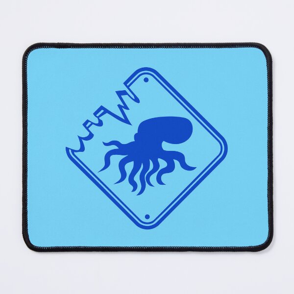 Item preview, Octopus Danger Sign Attention Caution Warning Logo designed and sold by shirt-o-mat.