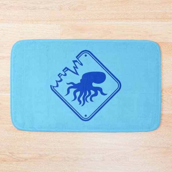 Item preview, Octopus Danger Sign Attention Caution Warning Logo designed and sold by shirt-o-mat.