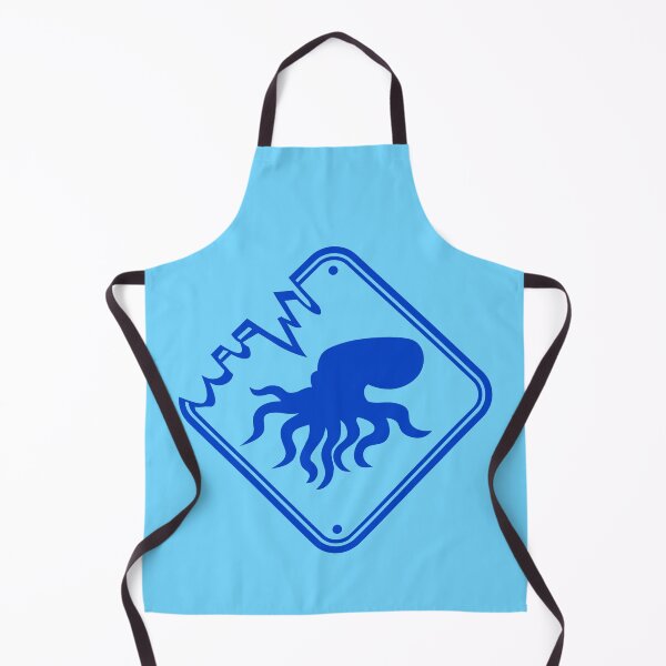 Item preview, Octopus Danger Sign Attention Caution Warning Logo designed and sold by shirt-o-mat.