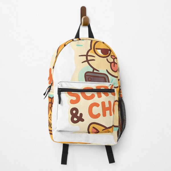 Item preview, Scrollin’ & Chonkin’ – Funny Cat Meme Design for Lazy Vibes designed and sold by FurRealTees.
