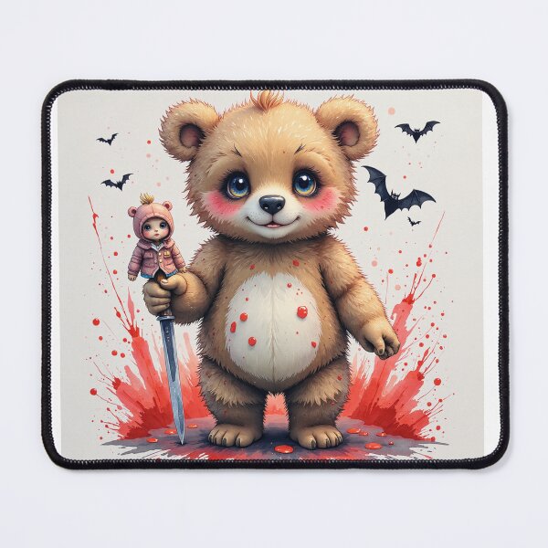 Item preview, Young Bear and Halloween designed and sold by MADandSANE-MArt.