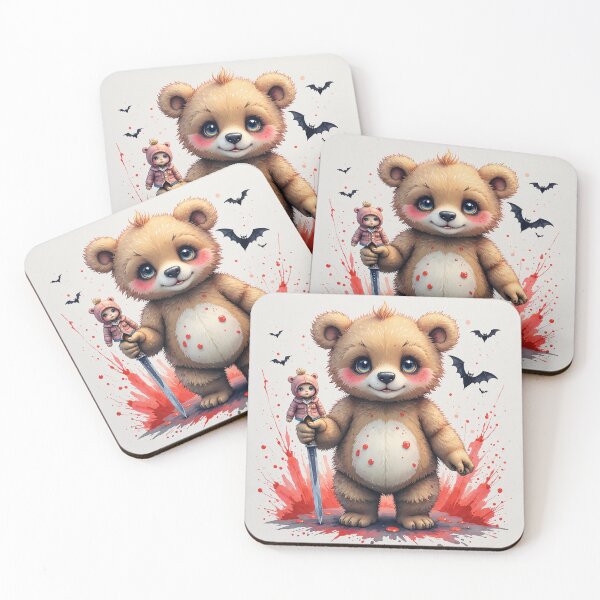 Item preview, Young Bear and Halloween designed and sold by MADandSANE-MArt.