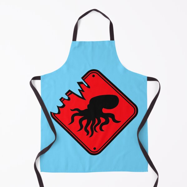 Item preview, Octopus Danger Sign Attention Caution Warning Logo designed and sold by shirt-o-mat.