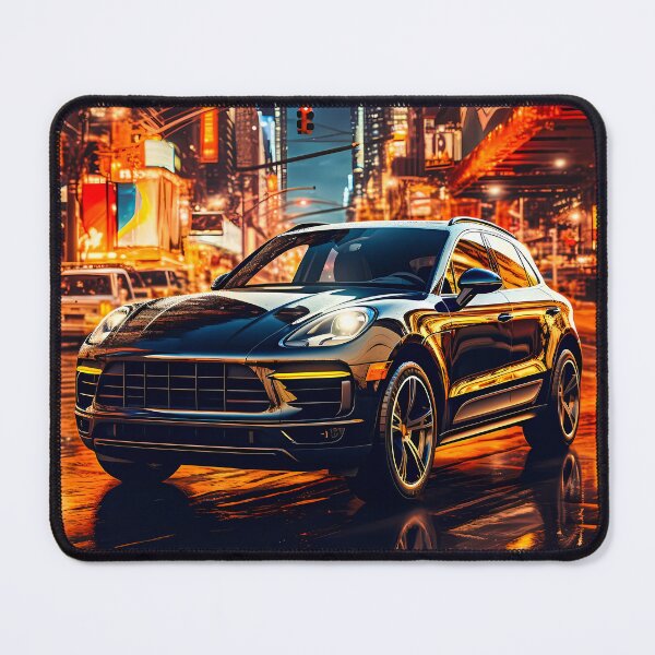 Item preview, Stylish SUV Surrounded By Colorful Nighttime City Reflections designed and sold by RevUpDesign.