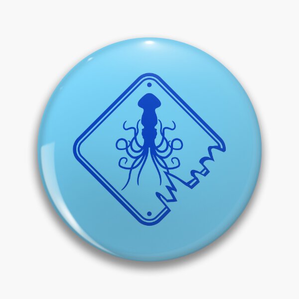 Item preview, Octopus Danger Sign Attention Caution Warning Logo designed and sold by shirt-o-mat.