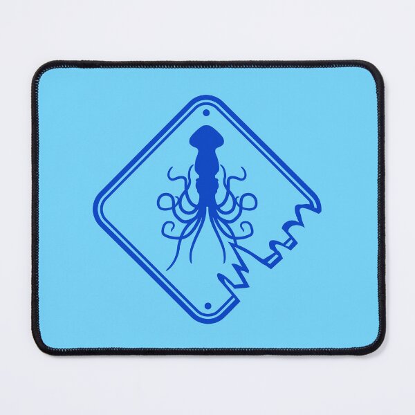 Item preview, Octopus Danger Sign Attention Caution Warning Logo designed and sold by shirt-o-mat.