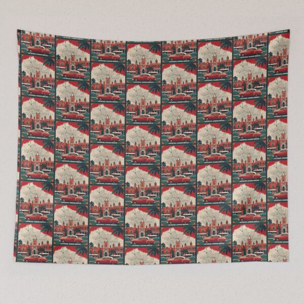 Item preview, Las Rosas Chiapas Mexico 1950s Vintage Travel Tourism Map designed and sold by TravelersGems.
