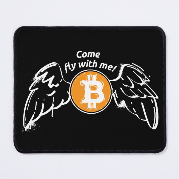 Item preview, Bitcoin – come fly with me! designed and sold by Nana-and-Mo.