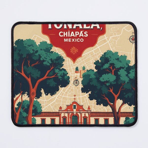Item preview, Tonala Chiapas Mexico 1950s Vintage Travel Tourism Map designed and sold by TravelersGems.