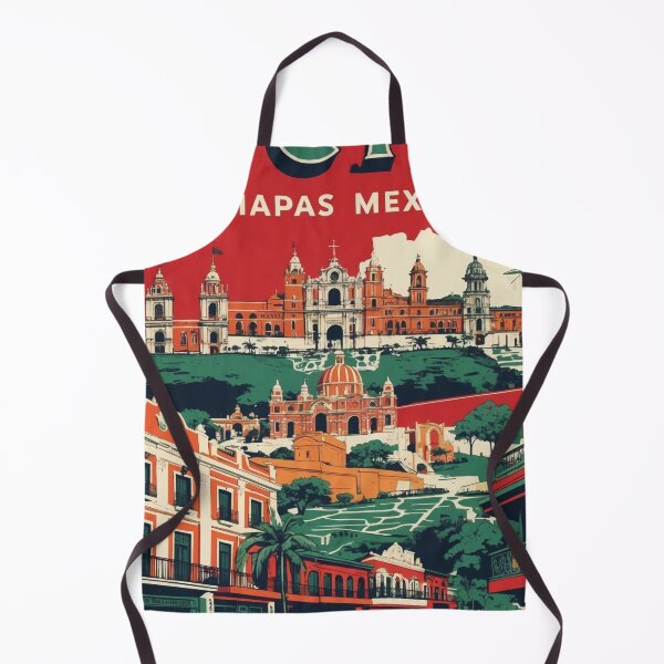 Item preview, Bochil Chiapas Mexico 1950s Vintage Travel Tourism Map designed and sold by TravelersGems.