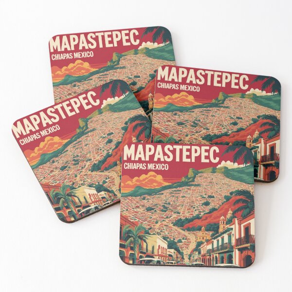 Item preview, Mapastepec Chiapas Mexico 1950s Vintage Travel Tourism Map designed and sold by TravelersGems.