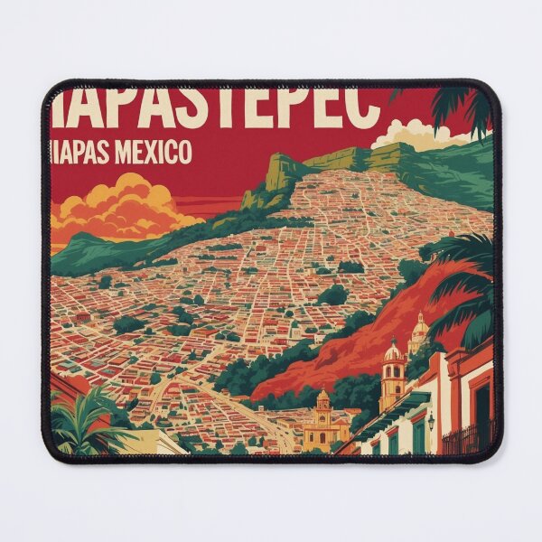 Item preview, Mapastepec Chiapas Mexico 1950s Vintage Travel Tourism Map designed and sold by TravelersGems.