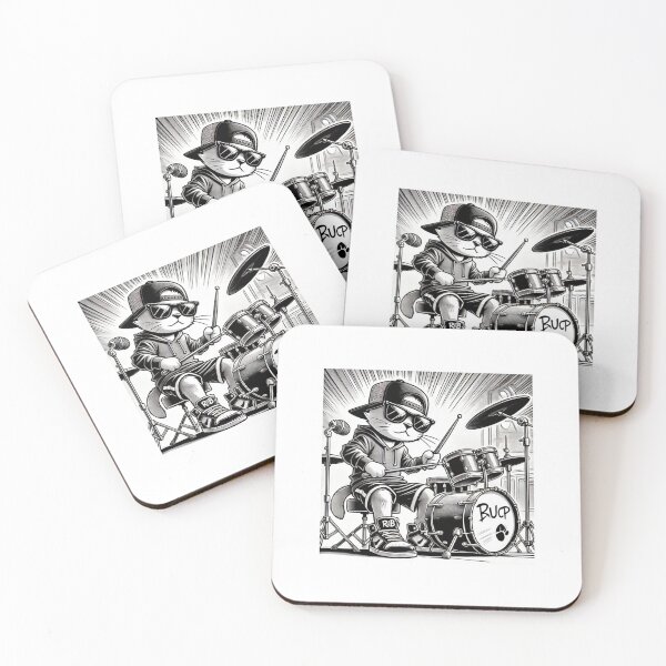Item preview, Cat vibes,Give the Drummer Some  designed and sold by GiftLore Studio.