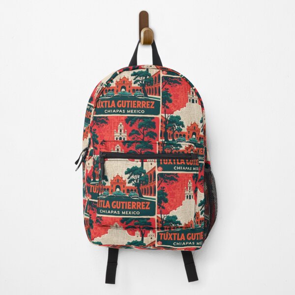 Item preview, Tuxtla Gutierrez Chiapas Mexico 1950s Vintage Travel Tourism Map designed and sold by TravelersGems.