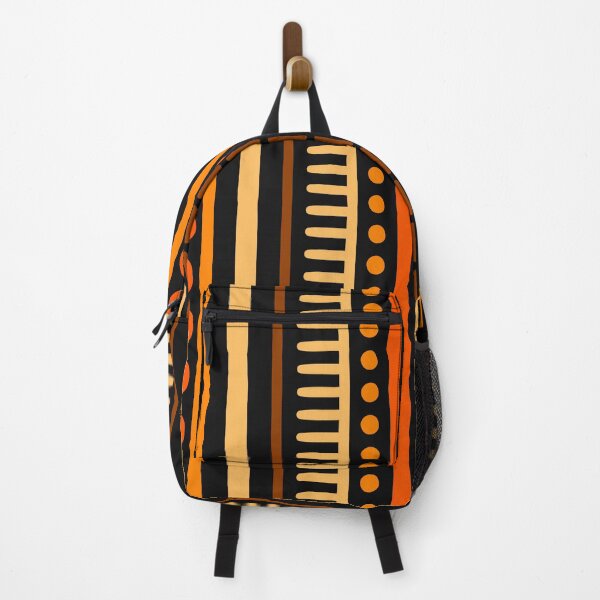 Item preview, Geometric African Triangle Print – Yellow, Orange, Mustard & Brown designed and sold by Cuddle Cloud Creations .