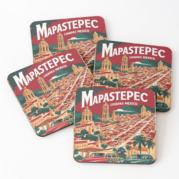 Item preview, Mapastepec Chiapas Mexico 1950s Vintage Travel Tourism Map designed and sold by TravelersGems.