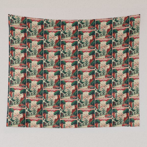 Item preview, Tuxtla Gutierrez Chiapas Mexico 1950s Vintage Travel Tourism Map designed and sold by TravelersGems.