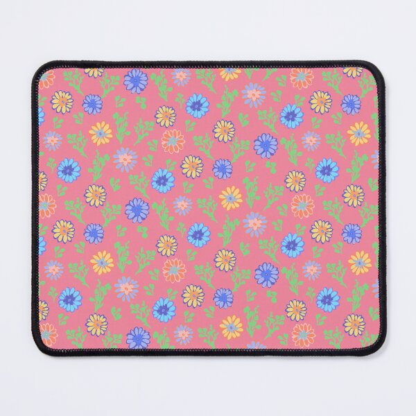 Item preview, Fun Flowers Half-Drop on Blush f4849c designed and sold by Art in My Loft.
