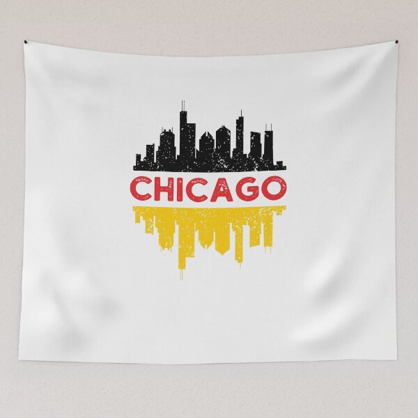 Item preview, Chicago City Skyline German flag Chicago vacation trip designed and sold by snowry.