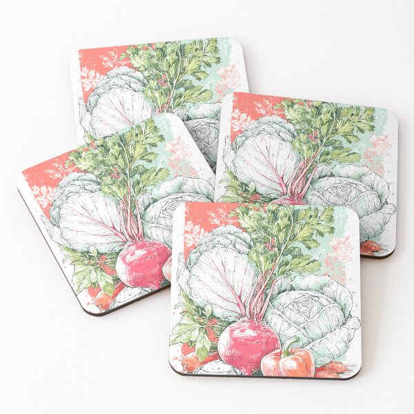Item preview, watercolor in sketch style, cooking poster of ingredients for making Borcht designed and sold by Ariadna de Raadt.