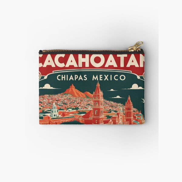 Item preview, Cacahoatan Chiapas Mexico 1950s Vintage Travel Tourism Map designed and sold by TravelersGems.