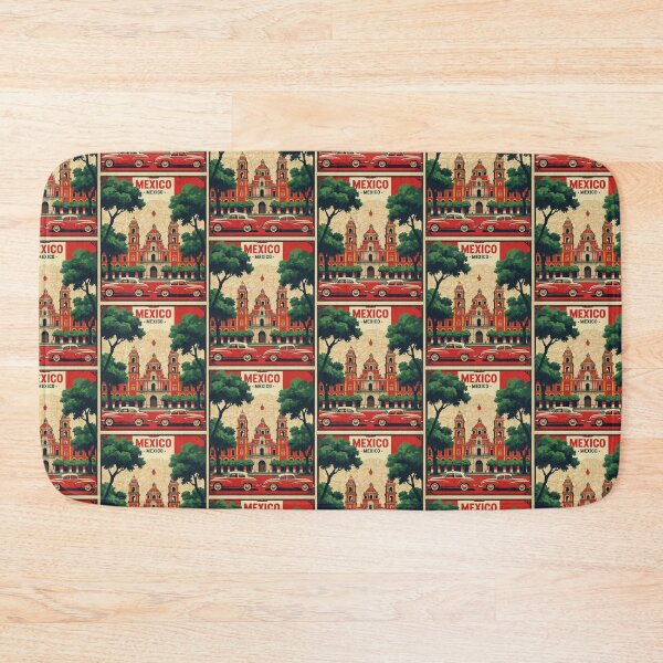 Item preview, Mexico 1950s Vintage Travel Tourism Map designed and sold by TravelersGems.