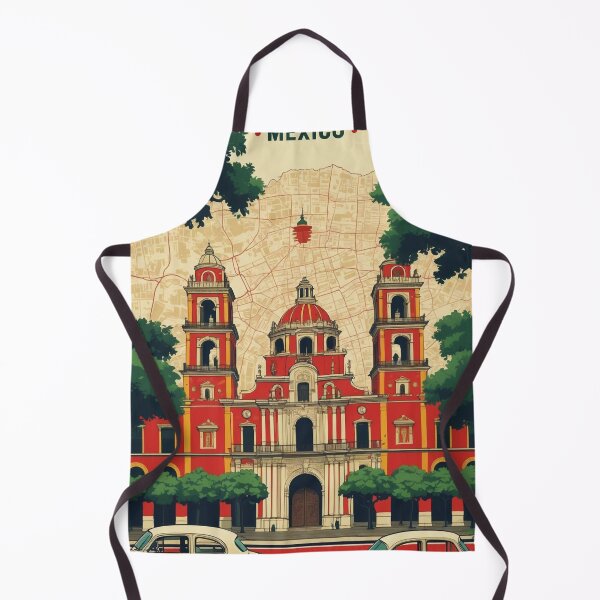 Item preview, Mexico 1950s Vintage Travel Tourism Map designed and sold by TravelersGems.