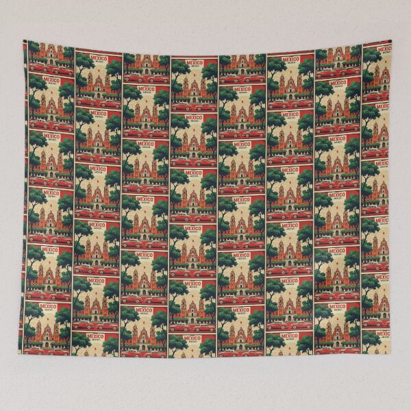 Item preview, Mexico 1950s Vintage Travel Tourism Map designed and sold by TravelersGems.