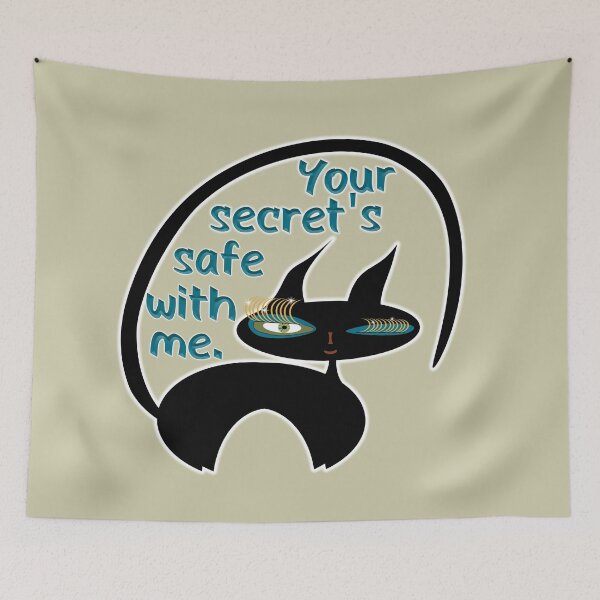 Item preview, Secrets are Safe Here designed and sold by WandaRichards.