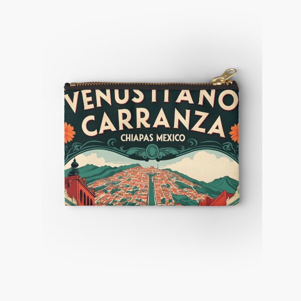 Item preview, Venustiano Carranza Chiapas Mexico 1950s Vintage Travel Tourism Map designed and sold by TravelersGems.