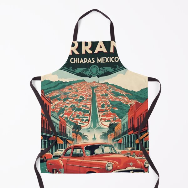 Item preview, Venustiano Carranza Chiapas Mexico 1950s Vintage Travel Tourism Map designed and sold by TravelersGems.