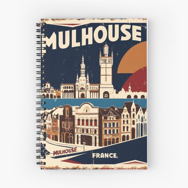 Item preview, Mulhouse France 1950s Vintage Travel Tourism designed and sold by TravelersGems.