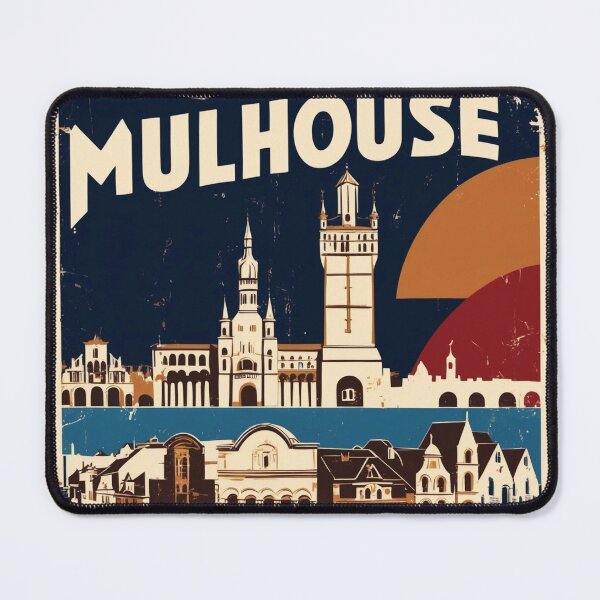 Item preview, Mulhouse France 1950s Vintage Travel Tourism designed and sold by TravelersGems.