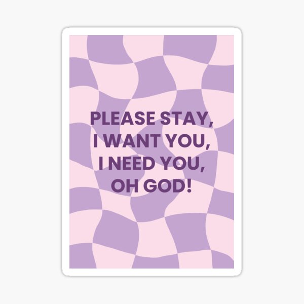 Item preview, Please Stay designed and sold by studioartbymary.