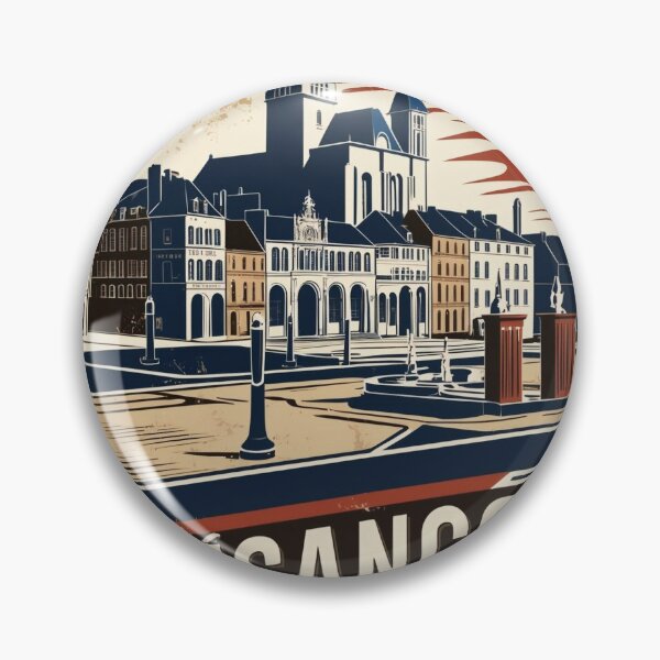 Item preview, Besancon France 1950s Vintage Travel Tourism designed and sold by TravelersGems.