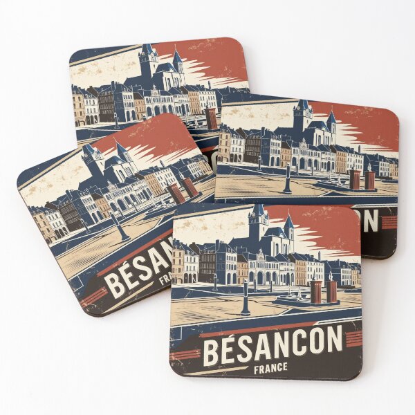 Item preview, Besancon France 1950s Vintage Travel Tourism designed and sold by TravelersGems.