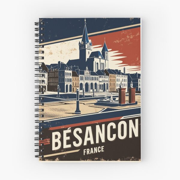 Item preview, Besancon France 1950s Vintage Travel Tourism designed and sold by TravelersGems.