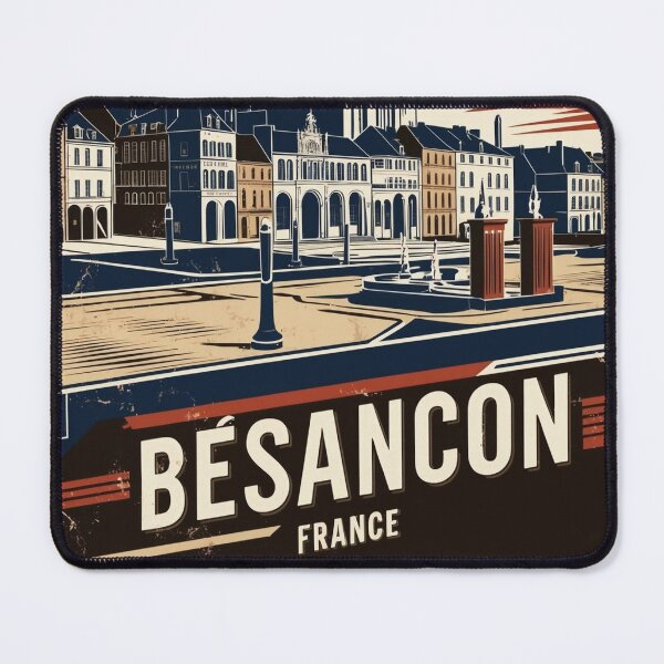 Item preview, Besancon France 1950s Vintage Travel Tourism designed and sold by TravelersGems.