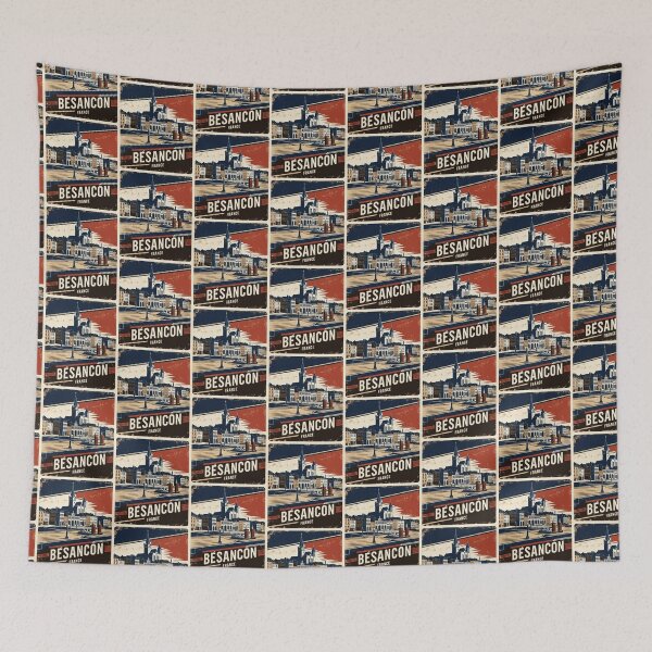 Item preview, Besancon France 1950s Vintage Travel Tourism designed and sold by TravelersGems.