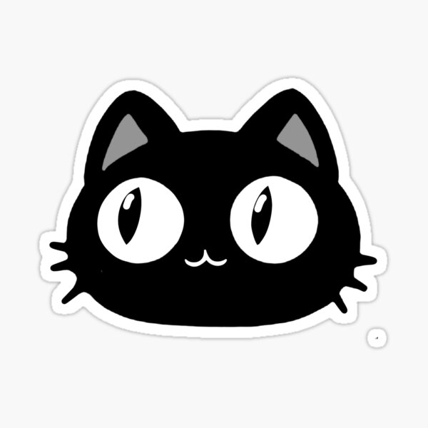Vista previa del artículo con la obra «Gato negro», diseñado y vendido por FarieArt.