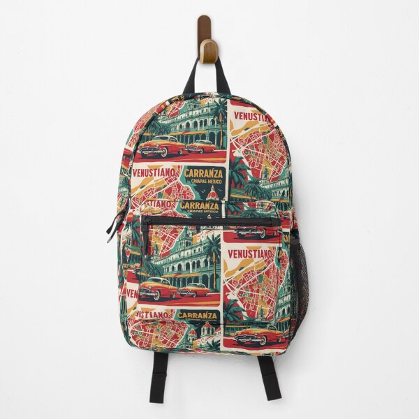 Item preview, Venustiano Carranza Chiapas Mexico 1950s Vintage Travel Tourism Map designed and sold by TravelersGems.