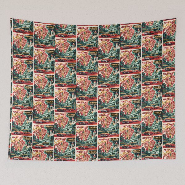 Item preview, Venustiano Carranza Chiapas Mexico 1950s Vintage Travel Tourism Map designed and sold by TravelersGems.