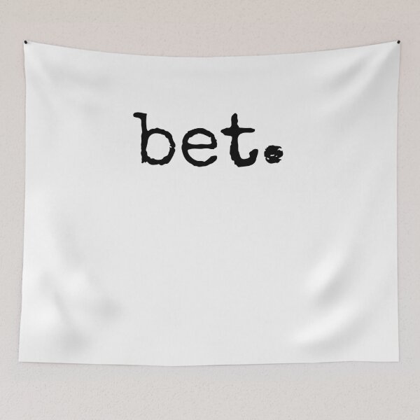 Item preview, Bet. Distressed Popular vintage Urban Slang funny Sayings designed and sold by snowry.