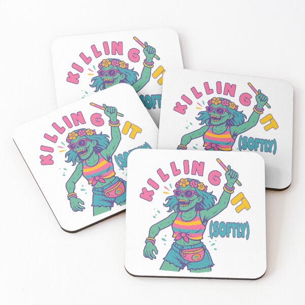 Item preview, Killing It (Softly) – Funny Summerween Zombie Vibes designed and sold by Rajasekar.
