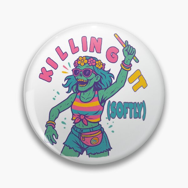 Item preview, Killing It (Softly) – Funny Summerween Zombie Vibes designed and sold by Rajasekar.