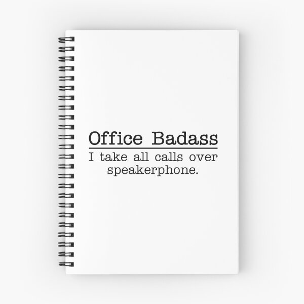Item preview, OFFICE BADASS - I TAKE ALL CALLS OVER SPEAKERPHONE designed and sold by Mclickster.